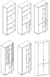 Document Storage Cabinet - Versatile Office Solution