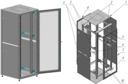 42U Floor Telecommunications Cabinet 800x2015x800-SM