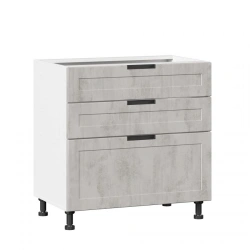 Kitchen Cabinet Facade Set with 3 Drawers 800mm - Jamis LD.296160.000