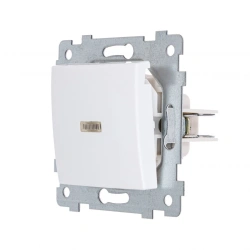 Dual Switch Mechanism with Indicator "MARIA" S510-440, White