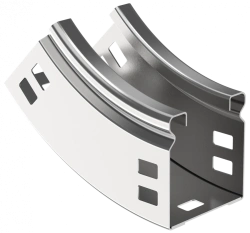 Vertical 45° Smooth Turn CPV51-0-45-050-050 ESCA 50x50mm IEK