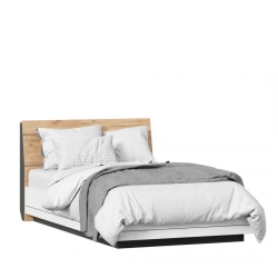 Urban Bed 1200x2000 in Golden Oak/Black/White/Pink Model LD.528020.000