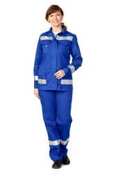 Women's Semi-Fitted Jacket with Concealed Zipper and Snap Buttons SP Model 3.187