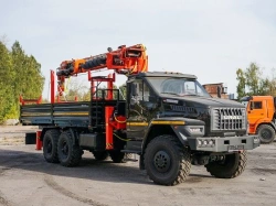 Hydraulic Loading Crane Truck KMA on Ural 4320 Base U0K03N-UG