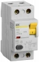 Fast-acting Differential Circuit Breaker 2P 25A 30mA IEK VД1-63