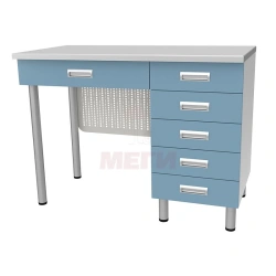 Laboratory Table with Cabinet and Drawers SL-04-MSK (SL-04-209)