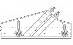 Inertial Screen for Material Separation up to 1.4 t/m3 GISL62