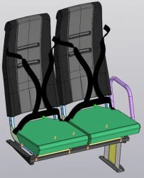 School Bus Passenger Seat DС15.6840.014-202