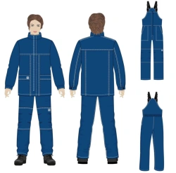 Women's Protective Suit for Thermal Risks from Electric Arc, 32.0 cal/cm²