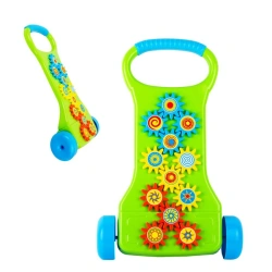 Gear-Driven Pull Toy for Kids Age 1.5+, Educational Play