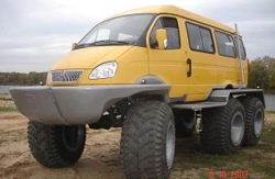 ZTM 300710 Wheeled All-Terrain Vehicle for Snow and Swamp