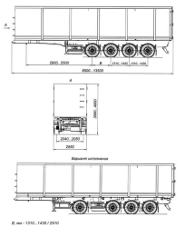 Four-Axle Scrap Transport Semi-Trailer AM9460-40S with CEYLAN AS-1210-225-ST-OV Axles, 12 Ton Capacity