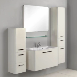 Bathroom Furniture Set with Sink and Mirror