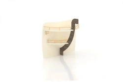 Small Nightstand Shelf Calypso LD.509170.000 (Dark Sonome H / Strihlak)