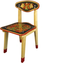 Children's Chair with Khokhloma Painting 500x300x280MM (1 pc) Art.79450000000