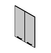 Medium MDF Doors for Office Furniture Set "Vegas