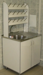 Single Compartment Kitchen Table with Sink (Type 2)