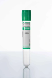 Vacuum Blood Collection Tubes with Sodium Heparin 13x75mm