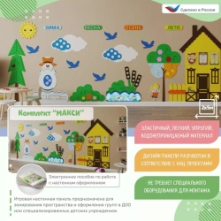 Mobile Wall-Floor Development Panel "Surrounding Environment" Maxi Set