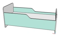 Children's Bed for Safe and Cozy Atmosphere, Art. SKrD-02