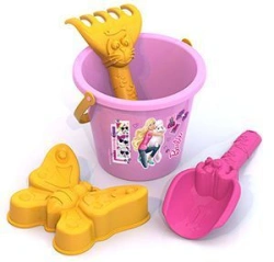 Barbie Sand Play Set #1 (Shovel, Rake, Bucket, Butterfly Mold)