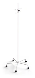 Infusion Stand for Long-Term Infusions on Five Supports with Movable Bottle Holder on Wheels - SHVK-15.18.N
