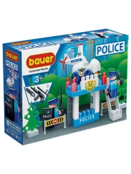 Police-Themed Educational Building Set "Helipad" 48 Pieces Code 629