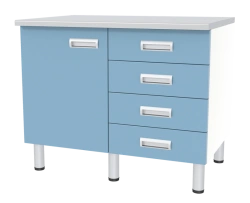 Laboratory Workbench with Cabinets and Drawers SL-03-MSK (SL-03-106)