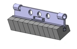 Corner Body Armor Plate Set for Coal Mill Protection