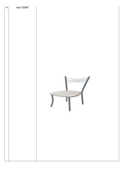 Metal Frame Solo Chair with 16mm Seat and 20mm Foam