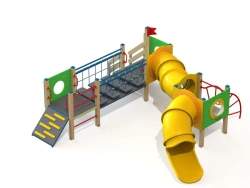 Children's Play Complex with Three Towers - DIC 3.19