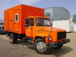 Mobile Workshop and Laboratory on GAZ Chassis Type 47121