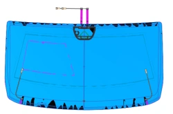 GAZ NN Windshield (Color C+C) Code 00223LFW00008