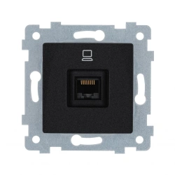 Low Voltage Concealed Socket Mechanism "MARIYA" RK1-455 Anthracite