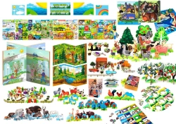 Educational Games and Materials for Environmental Learning Set