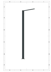 Steel Outdoor Lighting Support OTKVf 180-9.0-1