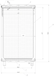 Hydraulic Oil Cooler Radiator 124.07.020-30