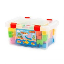 Malyutka Construction Set (132 Pieces) in Container, Code 50502