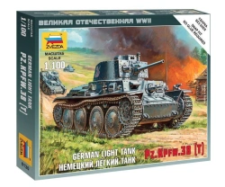 German Light Tank PZ.KPFW.38 (T) Snap-Together Model