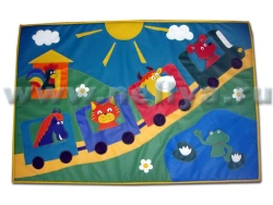 Sound Panel "Cheerful Train" Nelly 80x120 cm
