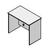 Wooden Vanity Table Set "Contemp" for Bedroom