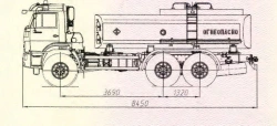 Fuel Tanker Type 576556 on KAMAZ 43118-A5 Chassis