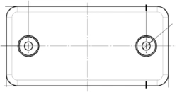 Lower Trim Panel with Fastening for Tram Coaches - Model 71-411.16.21.432