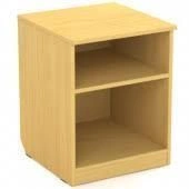 Wooden Cabinet with Open Shelves