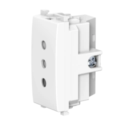 Antibacterial Hidden Socket 10A, 250V with Shutters - A7412