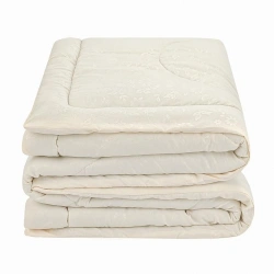 Cotton Fabric Quilted Blankets with Synthetic Fiber Filling