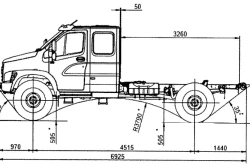 C42A43 Modification Chassis with EURO-3 Diesel Engine N2G