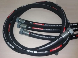 High-Pressure Hose DN8 250-150000mm Working Pressure up to 300MPa with Non-Detachable Fittings