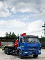 Hydraulic Crane Truck KMA on KAMAZ 65115 - Model 62K10N-L090