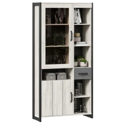 Techno LD.678010.000 Wardrobe (White Craft Oak / Gray Slate)